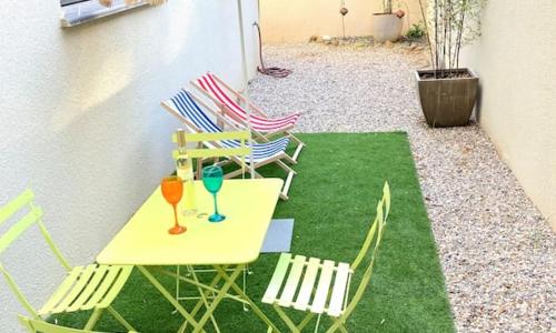 Patio farniente, appartement entre mer et vigne