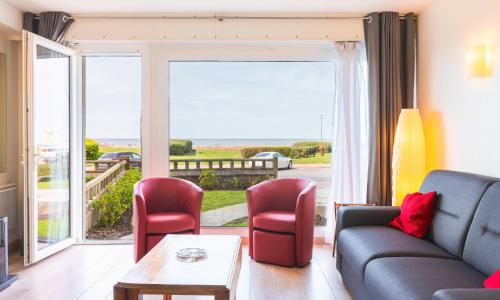 Spacieux appart pour 6, front de mer, centre