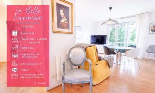 La Belle Ferronnière, Appartement paisible Amboise