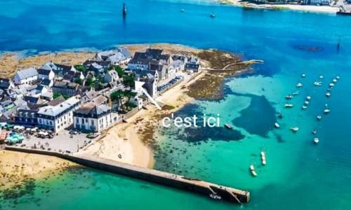 Maison sur le port de l'île Tudy