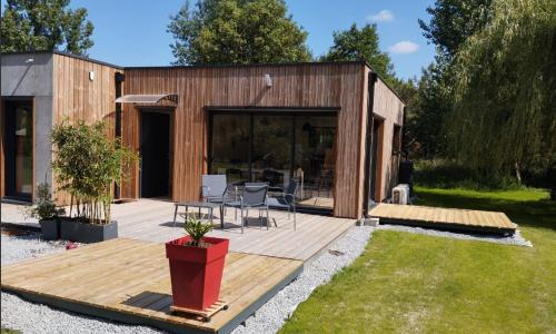 Maison neuve , plage à pied