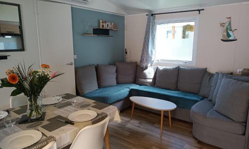 Mobil-home tout confort camping Mar Estang à Canet en roussillon