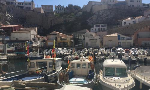 vue de rêve au vallon des auffes, 13007 marseille