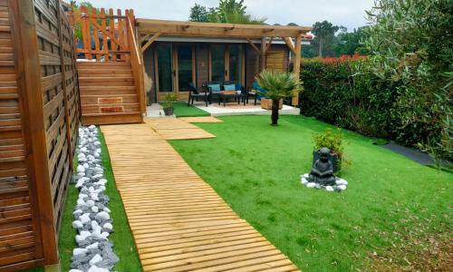 Chalet vacances avec jardin près d'Arcachon 2 personnes