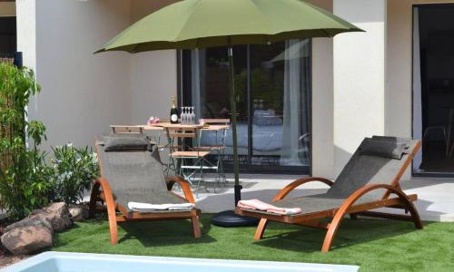 Appartement Cunchiglia - piscine & accès plage