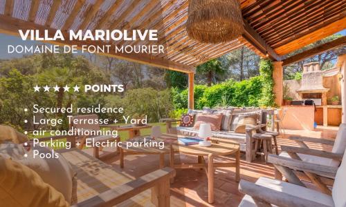Villa MARIOLIVE, domaine avec Piscines et Tennis