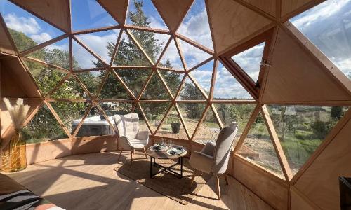 Dôme Géodésique en Bois