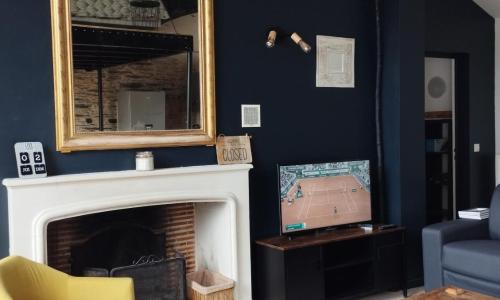 Maison de charme avec piscine en partage