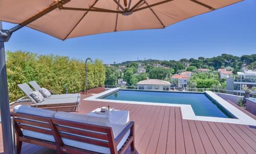 Penthouse 3 beds, private pool, Parc du Cap