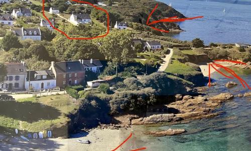 La plus belle location de GROIX Un Balcon sur la Mer Pieds dans l'Eau