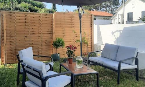 Bel appartement avec jardin proche de la plage