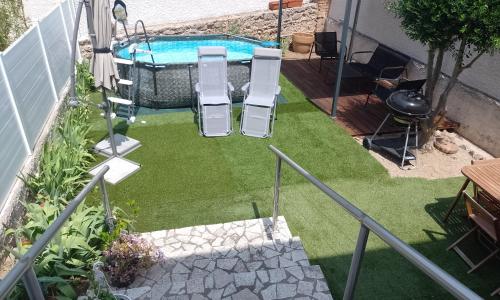 Maison entre mer et garrigue