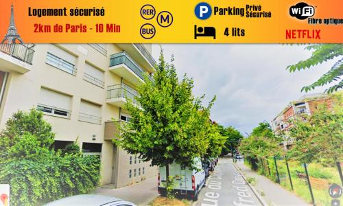 2 Pièces, 5 personnes, Paris, Parking