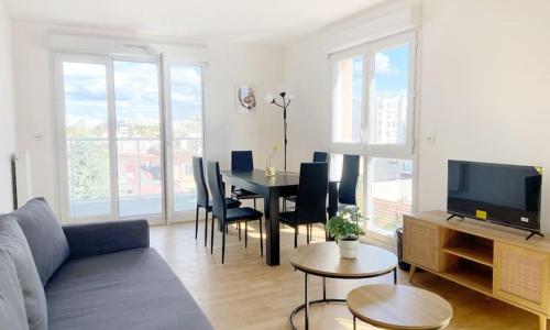 appart poche paris balcon parking lumineux