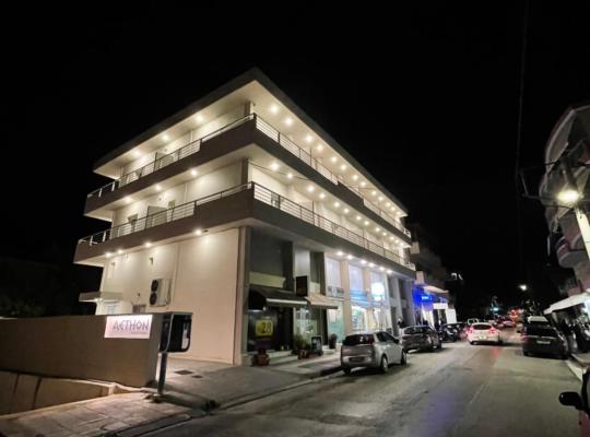 Aethon Airport Project-FREE SHUTTLE, hotel v destinaci Markopoulon