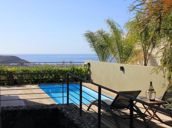 Villa with 3 bedrooms in Costa Adeje with wonderful sea view private pool and WiFi 2 km from the beach, Адехе