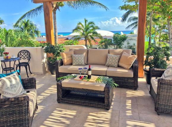 Beachside Villa- Casa Azul Caribe, Плая-дель-Кармен