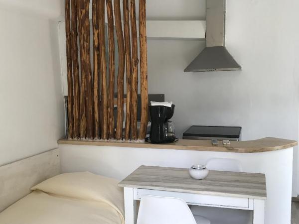 Studios & Suites Rania : photo 8 de la chambre studio (2-4 adultes) - vue sur jardin 