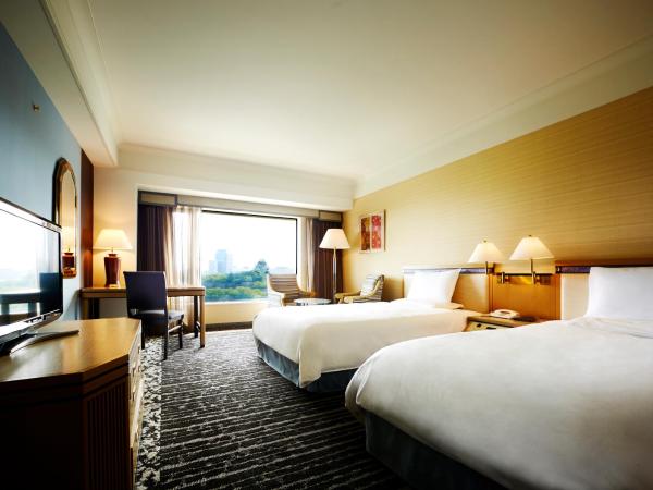 Hotel New Otani Osaka : photo 4 de la chambre chambre supérieure avec lits jumeaux non-fumeurs - vue sur le château