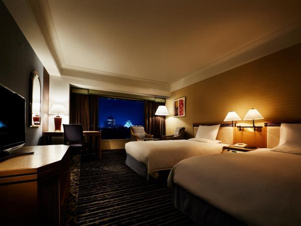 Hotel New Otani Osaka : photo 5 de la chambre chambre supérieure avec lits jumeaux non-fumeurs - vue sur le château