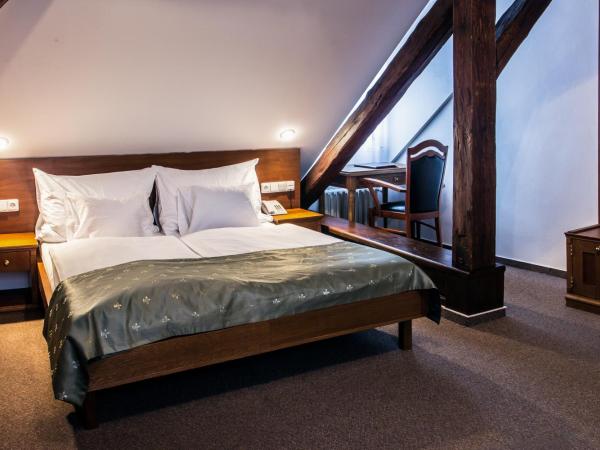 Hotel Dvorak Cesky Krumlov : photo 4 de la chambre chambre double de luxe avec terrasse