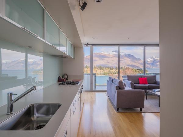 Swiss-Belsuites Pounamu Queenstown : photo 8 de la chambre super suite 2 chambres avec 2 salles de bains - vue sur le lac 