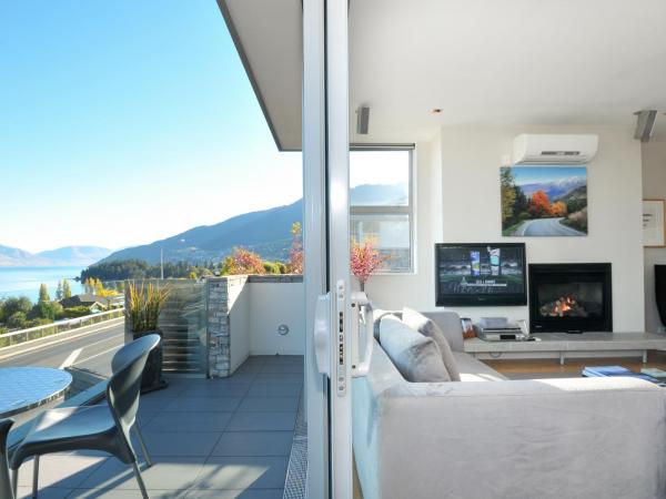 Swiss-Belsuites Pounamu Queenstown : photo 7 de la chambre super-suite 1 chambre suisse - vue sur lac