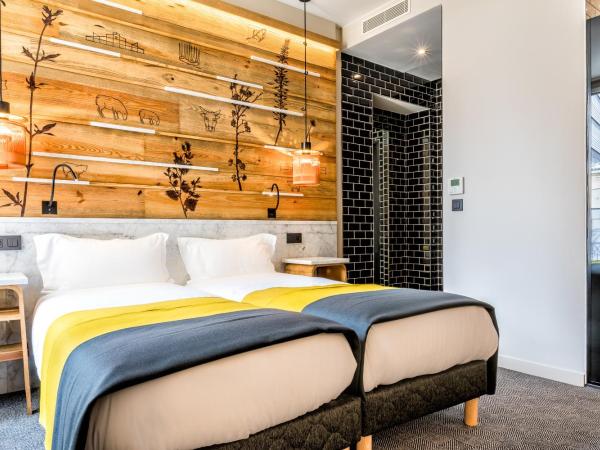 Hotel Restaurant Au Boeuf Couronné : photo 5 de la chambre chambre lits jumeaux supérieure