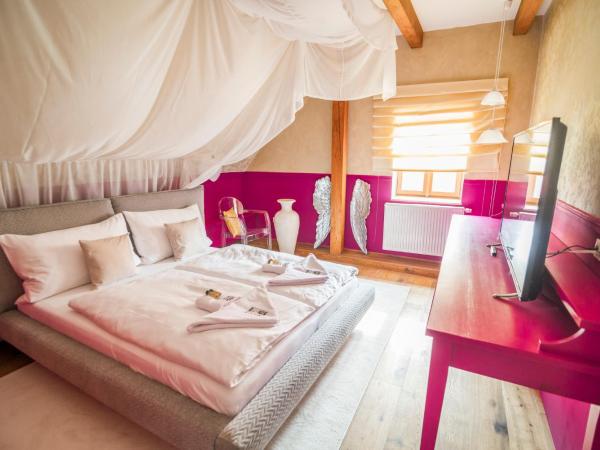 Krumlovská pohádka : photo 10 de la chambre chambre double deluxe avec vue sur château