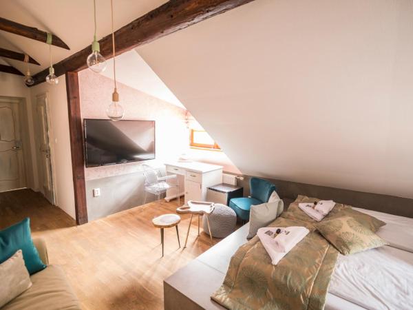 Krumlovská pohádka : photo 5 de la chambre chambre double deluxe avec balcon