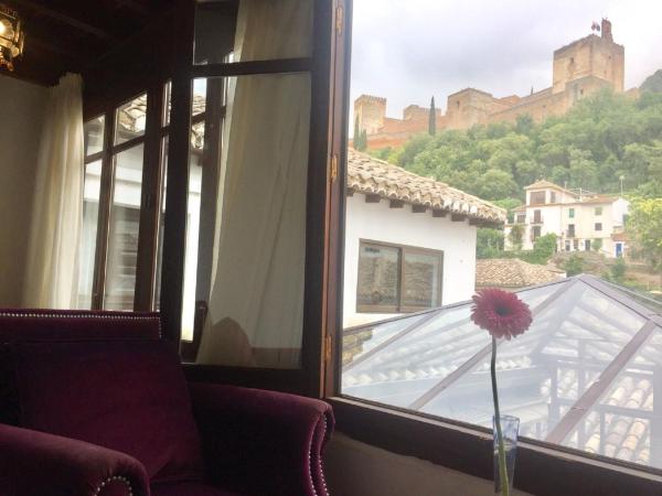 Palacio de Santa Inés : photo 8 de la chambre chambre double ou lits jumeaux - vue sur alhambra