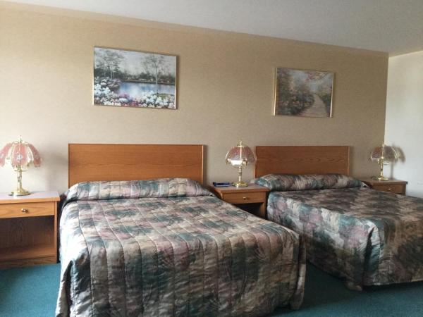 Western Budget Motel East Red Deer : photo 5 de la chambre chambre avec 2 grands lits queen-size