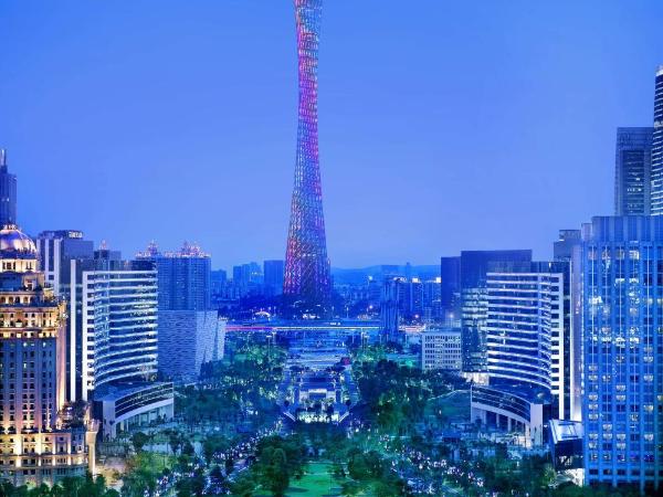 Grand Hyatt Guangzhou-Free Shuttle Bus to Canton Fair Complex during Canton Fair Period : photo 4 de la chambre chambre lit king-size avec vue