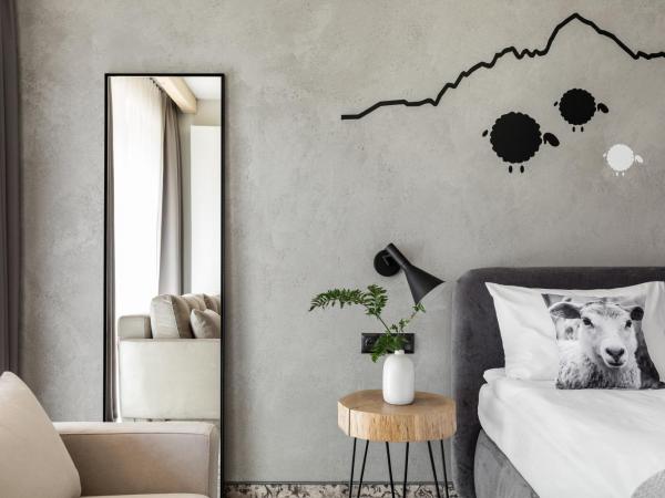 Biała Owca : photo 7 de la chambre chambre familiale avec terrasse - vue sur montagne