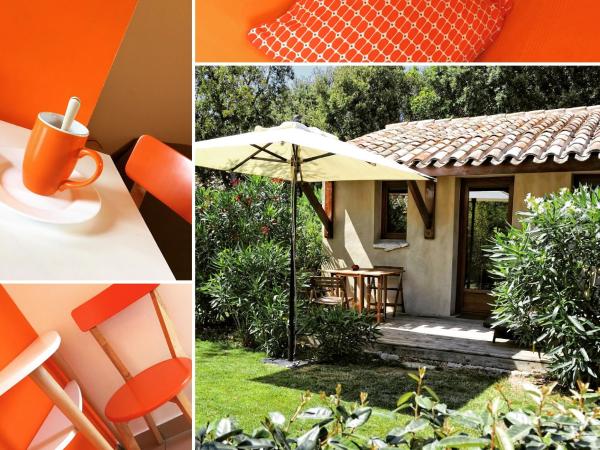 Résidence Sophia : photo 10 de la chambre maison (2 adultes + 2 enfants) avec terrasse - vue sur jardin