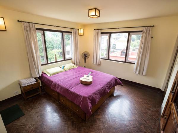 Swayambhu View Guest House : photo 5 de la chambre chambre lit king-size - vue sur montagne