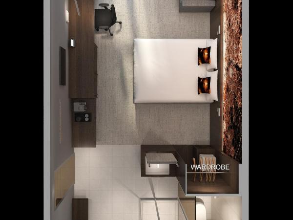 Heeton Concept Hotel - Luma Hammersmith : photo 7 de la chambre chambre de luxe avec canapé-lit