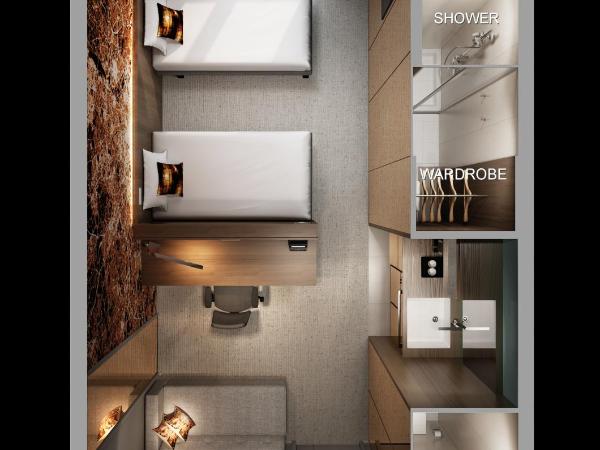 Heeton Concept Hotel - Luma Hammersmith : photo 5 de la chambre chambre lits jumeaux luma