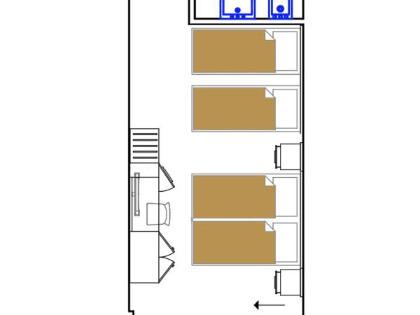 Hotel Montreal : photo 2 de la chambre chambre quadruple
