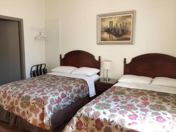 Hotel Bon Accueil : photo 4 de la chambre chambre double avec 2 lits doubles