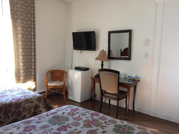 Hotel Bon Accueil : photo 3 de la chambre chambre double avec 2 lits doubles