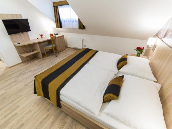 Garni hotel Castle Bridge : photo 2 de la chambre chambre double ou lits jumeaux deluxe - vue sur rivière