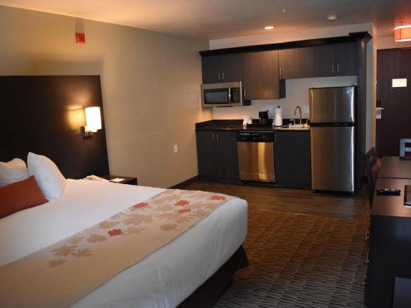 Hawthorn Suites Las Vegas : photo 2 de la chambre suite lit king-size avec canapé-lit et cuisine - non-fumeurs
