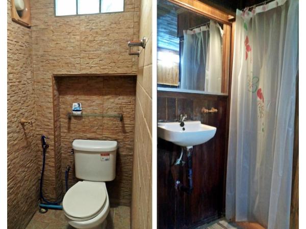 Pailin Guest House : photo 4 de la chambre chambre triple avec salle de bains privative