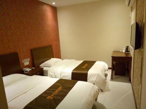JUNYI Hotel Jiangsu Suzhou Industrial Park Chefang Songze : photo 1 de la chambre chambre lits jumeaux standard - citoyens chinois continentaux