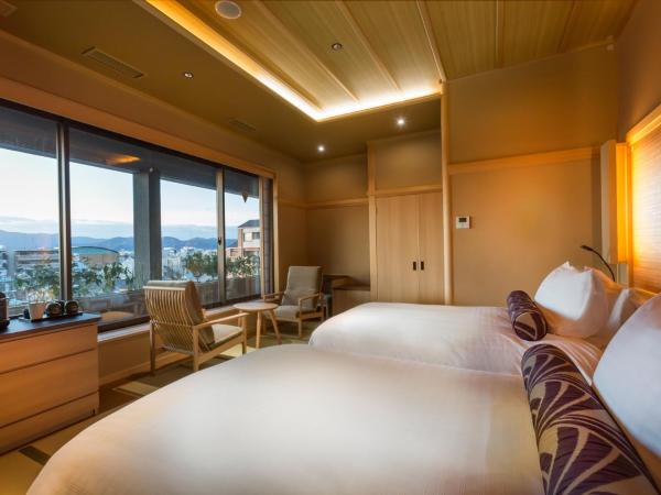 Saka Hotel Kyoto : photo 4 de la chambre japanese-style twin room with semi open-air bath - non-smoking (3rd floor)