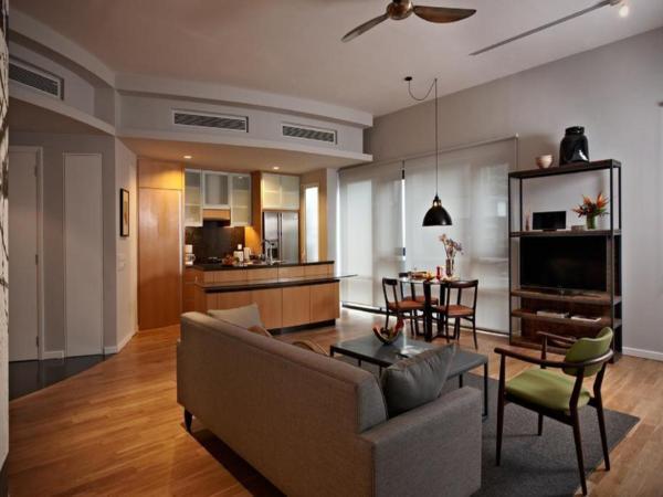 E&O Residences Kuala Lumpur : photo 8 de la chambre suite 1 chambre - Étage supérieur - vue sur tours jumelles