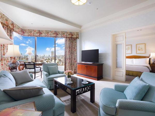 Hotel Chinzanso Tokyo : photo 3 de la chambre suite junior lit king-size avec accès au spa - vue sur ville