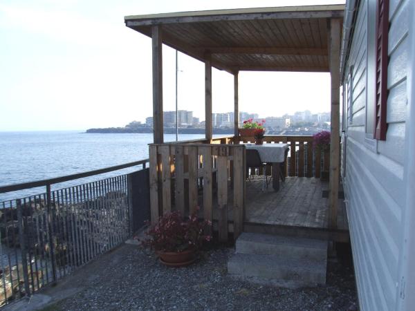 Camping Jonio : photo 10 de la chambre mobile home - vue sur mer