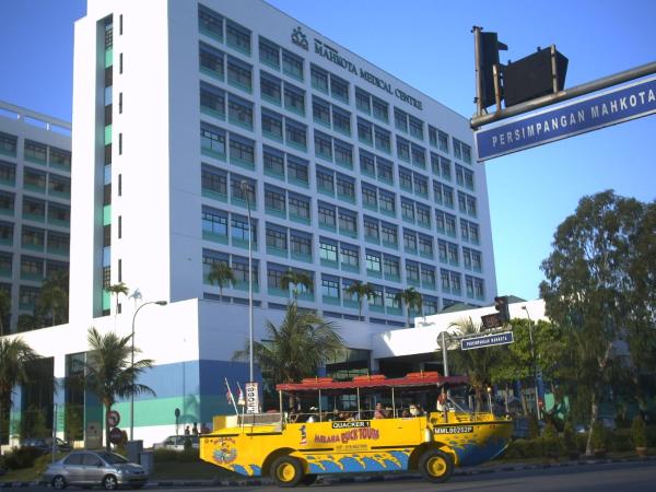 Costa Mahkota (Family Homestay) @ Mahkota Melaka : photo 4 de la chambre appartement - vue sur jardin